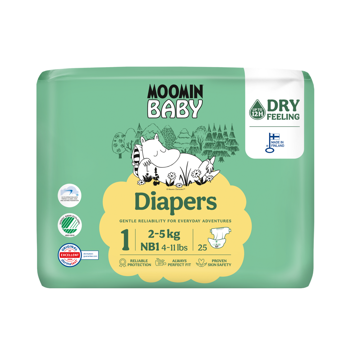 Open Diaper size 1 